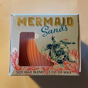 Mermaid Sands Beach Soy Wax Blend Glass Jar Candle 3oz. NIB